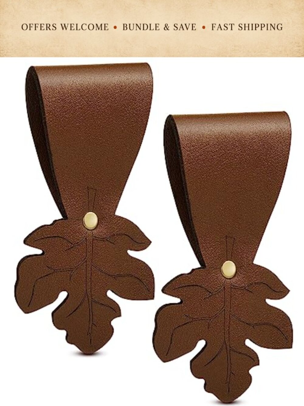 2pc Renaissance Skirt Hikes Leather Leaf Medieval Waistband Accessory
